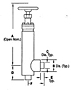 CPC-Cryolab Shutoff Valve CV8 Series Angle Dimensions